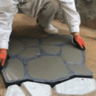Molde Forma de Piso para Decoração de Jardim