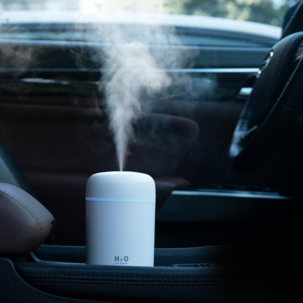 300ml Mini Air Humidifier Electric Air Diffuser Aroma Oil Diffuser USB Cool Mist Sprayer with Night Light for Home Office Car 300ml Mini Air Humidifier Electric Air Diffuser Aroma Oil Diffuser USB Cool Mist Sprayer with Night Light for Home Office Car