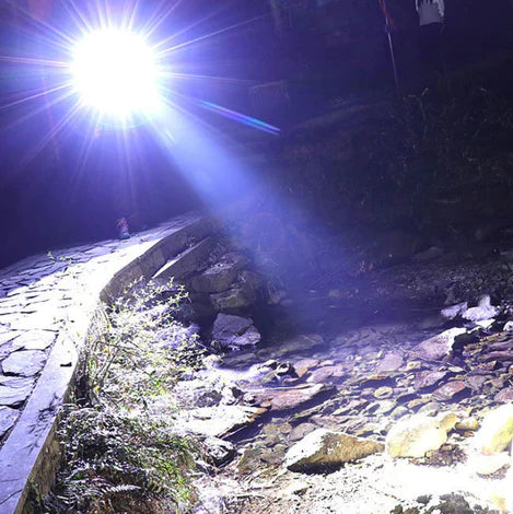 Lanterna Tática Portátil Led Recarregável USB Super Potente