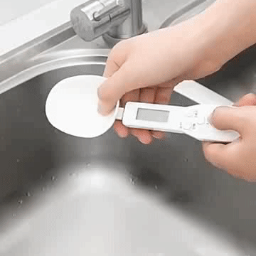 Colher de Medida Portátil com Balança Digital para Alimentos