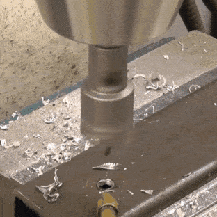 Kit 5 Brocas Serra Copo Titânio Binox para Ferro Aço Metal