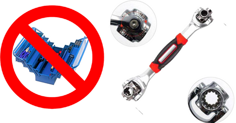 Chave Universal Multifuncional 48 em 1 - Ultimate Tool