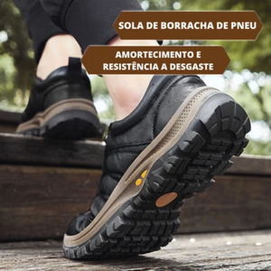 Sapato Masculino Antiderrapante em Couro