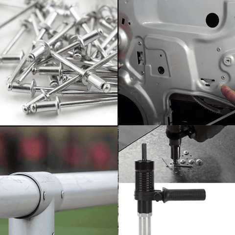 Kit Completo Rebitadeira Profissional - Universal Furadeira e Parafusadeira