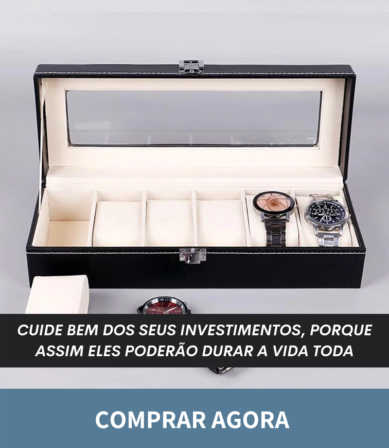 CAIXA DE RELÓGIOS