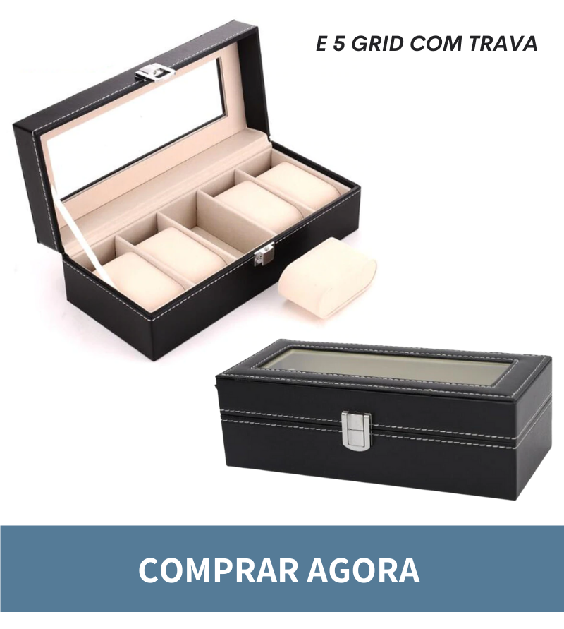 CAIXA DE RELÓGIOS