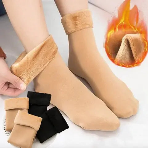 Kit 3 Meias Térmica Feminina de Inverno