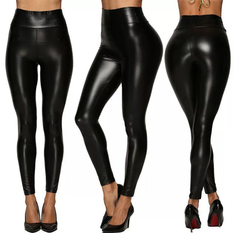 Legging de Couro Flanelada Térmica - FashionLeg