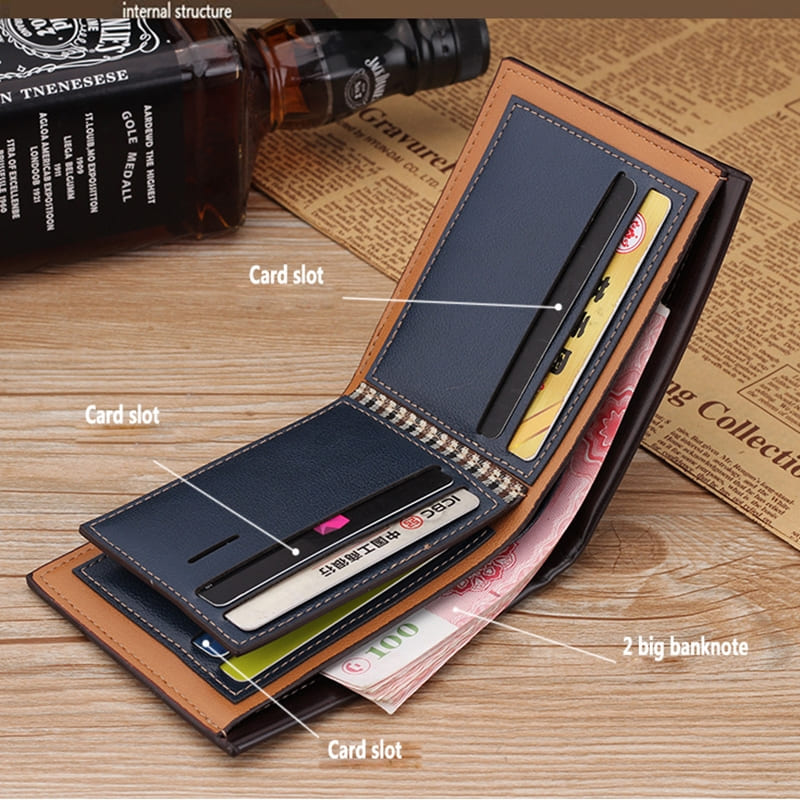 Carteira Masculina Slim de Couro Legítimo Fuerdanni