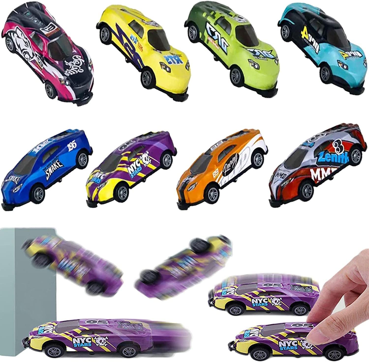 Buy Jumping Stunt Toy Car, 360 ° Flip Car Toy, Pull Back Catapult Vehicles Mini  Car Models Game Prizes for Children Kids Christmas Gift, 1Pc Random Shipped  Online in USA. B09FYXPT7R